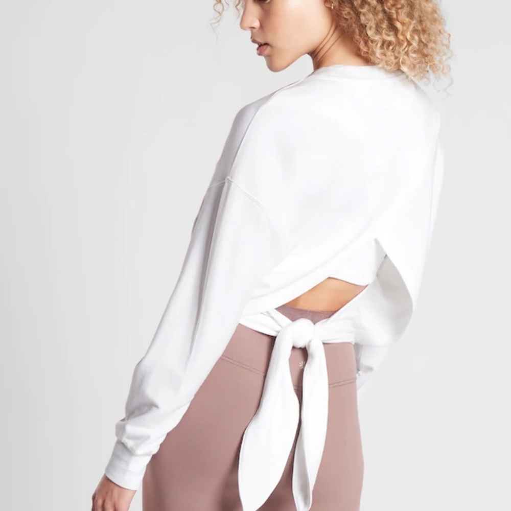 Athlete Yoga Tie Back Sweatshirt